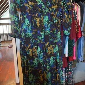 Vibrant Floral Maxi Dress